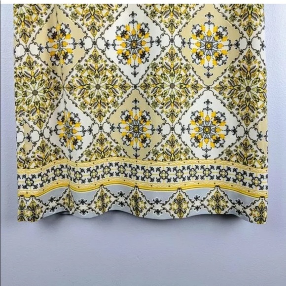 Lulus Yellow dandelions Paisley Shift Dress - Picture 3 of 6